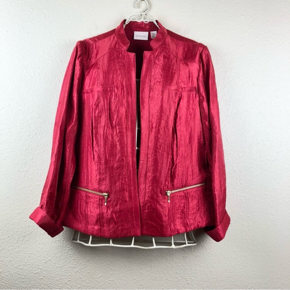 Chico’s Red Jacket - Picture 8 of 11